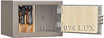 Пистолетный сейф D 02P 074 Lux
